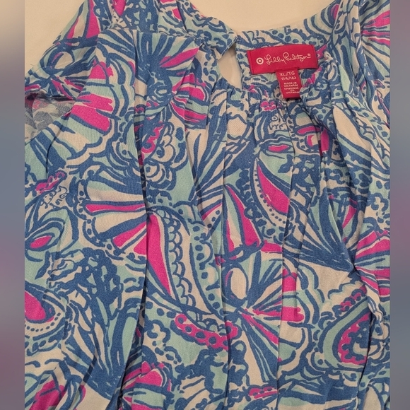 Lilly Pulitzer for Target for Girls Colorful Sleeveless Maxi Dress Size XL - Picture 8 of 13